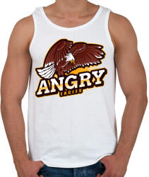 printfashion Angry Eagles - Férfi atléta - Fehér (5144726)