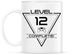 printfashion level-complete-12-black - Bögre - Fehér (1076645)