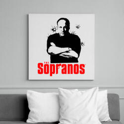 printfashion sopranos-draw - Vászonkép - Fehér (6629460)