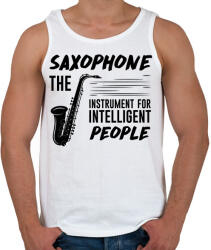 printfashion Intelligens emberek hangszere - Szaxofon - Férfi atléta - Fehér (7642589)