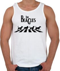 printfashion The Beagles - Férfi atléta - Fehér (1919258)