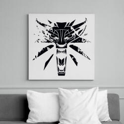 printfashion Witcher - Vaják - Vászonkép - Fehér (6639344)