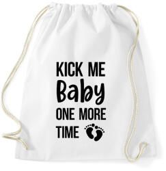 printfashion Kick me baby one more time - Kismama (fekete) - Sportzsák, Tornazsák - Fehér (7054798)
