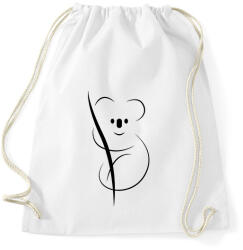 printfashion Koala - Sportzsák, Tornazsák - Fehér (2297559)
