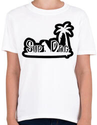 printfashion supdog++ - Gyerek póló - Fehér (1588007)