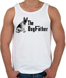printfashion the dogfather - Férfi atléta - Fehér (1591925)