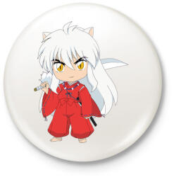 printfashion Inuyasha kid - Kitűző, hűtőmágnes - Fehér (3082533)