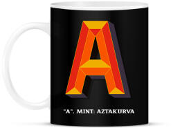 printfashion AZTAKURVA - Bögre - Fekete (9968546)