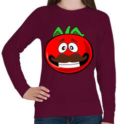 printfashion Tomato Man - Női pulóver - Bordó (2319487)