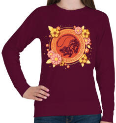 printfashion A patkány éve - Női pulóver - Bordó (13471338)