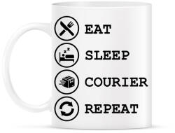 printfashion Futár élet - Bögre - Fehér (12766687)