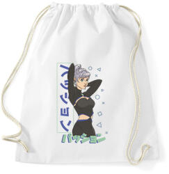 printfashion Anime csaj - Sportzsák, Tornazsák - Fehér (7645439)