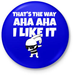 printfashion That's the way I like it - Kitűző, hűtőmágnes - Királykék (11516376)