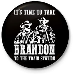 printfashion It's time to take - Kitűző, hűtőmágnes - Fekete (15522520)