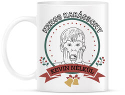 printfashion Nincs karácsony Kevin nélkül - Bögre - Fehér (9479881)
