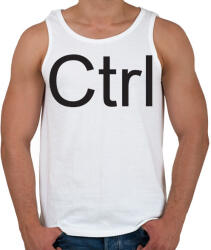 printfashion CTRL - Férfi atléta - Fehér (2943048)