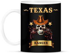 printfashion TEXAS RANGER SKULL - Bögre - Fekete (1559894)