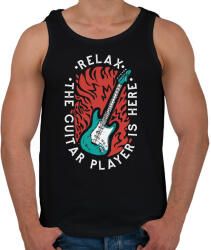 printfashion Relax - itt van a gitáros - Férfi atléta - Fekete (5649720)
