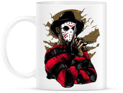 printfashion Freddy & Jason - Bögre - Fehér (788225)