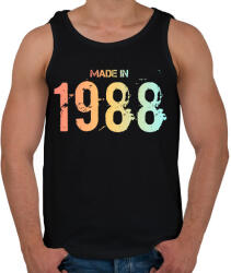 printfashion 1988 - Férfi atléta - Fekete (6227760)