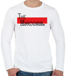 printfashion 3. testvér - The encore. - Férfi hosszú ujjú póló - Fehér (7015021)