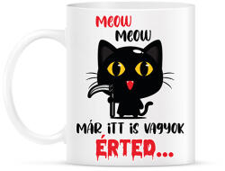 printfashion Már itt is vagyok - Bögre - Fehér (7853363)