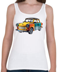 printfashion LEGO Trabant - Retro autó - Női atléta - Fehér (15533191)