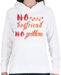 printfashion Nincs pasi, nincs gond - Női kapucnis pulóver - Fehér (1179967)