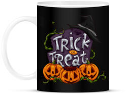 printfashion Csokit vagy csalunk - Bögre - Fekete (1857741)