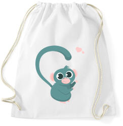 printfashion Majom szív - férfi - Sportzsák, Tornazsák - Fehér (15693963)
