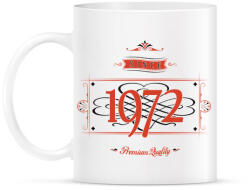 printfashion since-1972-red-black - Bögre - Fehér (790675)