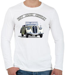 printfashion Skodás csoda - Férfi hosszú ujjú póló - Fehér (5716547)