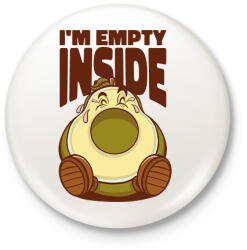 printfashion Depis avokádó - Kitűző, hűtőmágnes - Fehér (14709213)