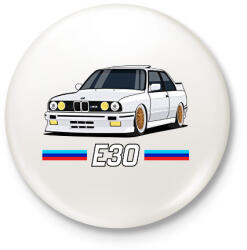 printfashion Old but gold. E30 - Kitűző, hűtőmágnes - Fehér (5142844)