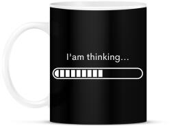 printfashion I'm thinking - Gondolkodom - vicces póló - Bögre - Fekete (12013628)