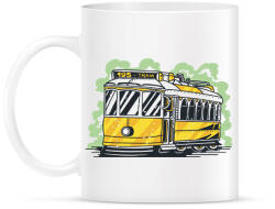 printfashion Villamos - Bögre - Fehér (6870422)