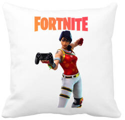 printfashion Scarlet Defender Fortnite - Párnahuzat, Díszpárnahuzat - Fehér (2439109)