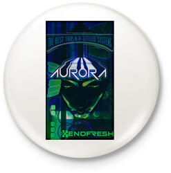 printfashion Aurora - Kitűző, hűtőmágnes - Fehér (14928216)