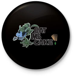 printfashion sims. cowplant - Kitűző, hűtőmágnes - Fekete (15430518)