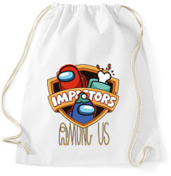 printfashion Among us - impostors among us - Sportzsák, Tornazsák - Fehér (4245433)