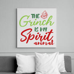 printfashion Spirit animal - Grinch - Vászonkép - Fehér (9624057)