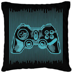 printfashion Gamer contoller retro feeling - Párnahuzat, Díszpárnahuzat - Fekete (5622571)