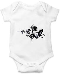 printfashion Black horses - Baba Body - Fehér (1328204)