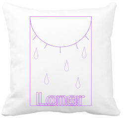 printfashion Loner - Párnahuzat, Díszpárnahuzat - Fehér (1203149)