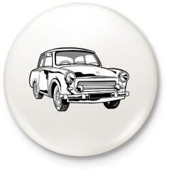 printfashion Trabant - Kitűző, hűtőmágnes - Fehér (13235343)