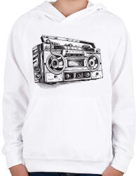 printfashion magnó - Gyerek kapucnis pulóver - Fehér (15179845)