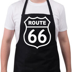 printfashion route 66 - Kötény - Fekete (11594723)