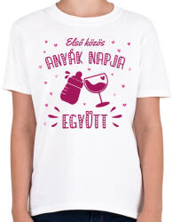 printfashion Első közös anyák napja - Gyerek póló - Fehér (13294585)
