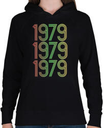 printfashion 1979 - Női kapucnis pulóver - Fekete (4275831)