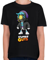printfashion Stumble Guys - 1NFLU3NZ0R - Gyerek póló - Fekete (16082981)
